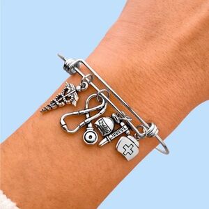 Frontline Boutique Hero’s Healthcare Bangle Charm Fashion Bracelet